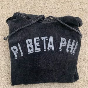 Pi beta phi acid wash hoodie